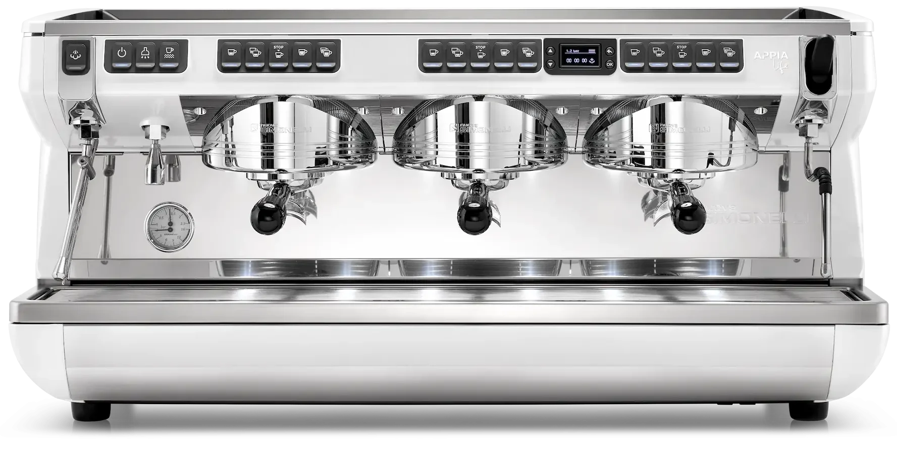 Nuova Simonelli Appia Life Volumetric Commercial Espresso Machine – 1, 2, 3 Group & Compact